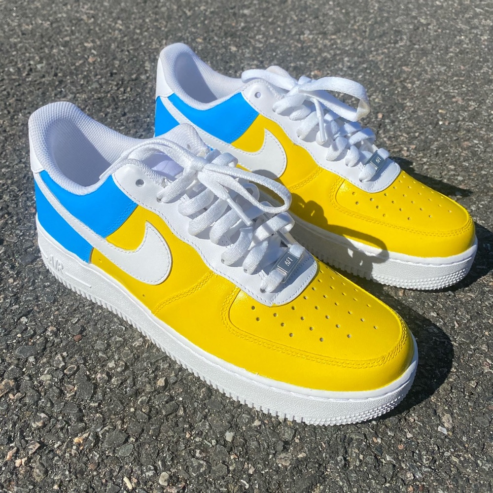Multi-Colored Air Force 1 Low Top Customized AF1
